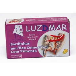 Sardinhas em Óleo Comestível com Pimenta LuzdMar (120g)
