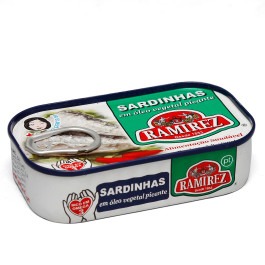 Sardinha em Óleo Vegetal Picante (125gr)