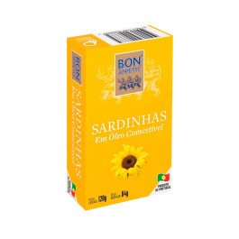 Sardinhas em Óleo Comestível Bon Appetit (120g)
