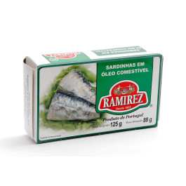 Sardinhas em Óleo Comestível Ramirez (125g)