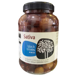 Azeitona Preta Grega Mamouth Sativa 1,61kg