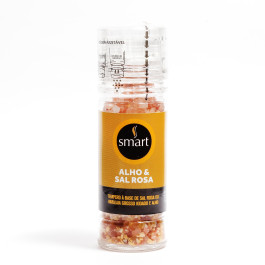 Tempero Smart Alho E Sal Rosa Com Moedor (80g)