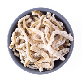 Tiras de Casca de Limão Cristalizado 100g