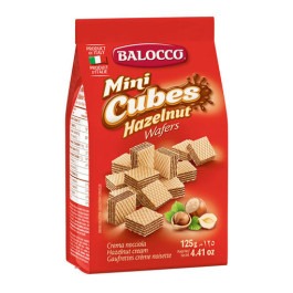 Wafers com Avelã Balocco (125g)